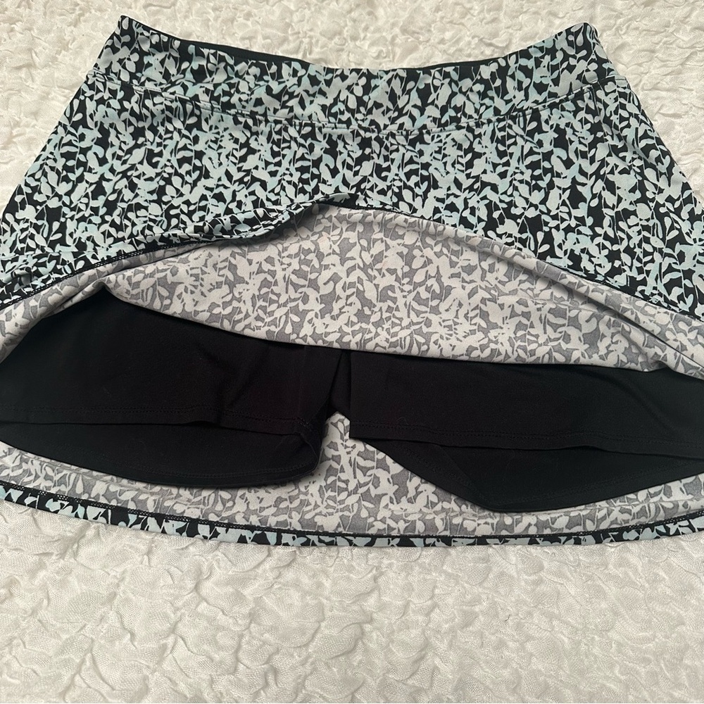 Tranquility Colorado Skort Built In Shorts Black White Large